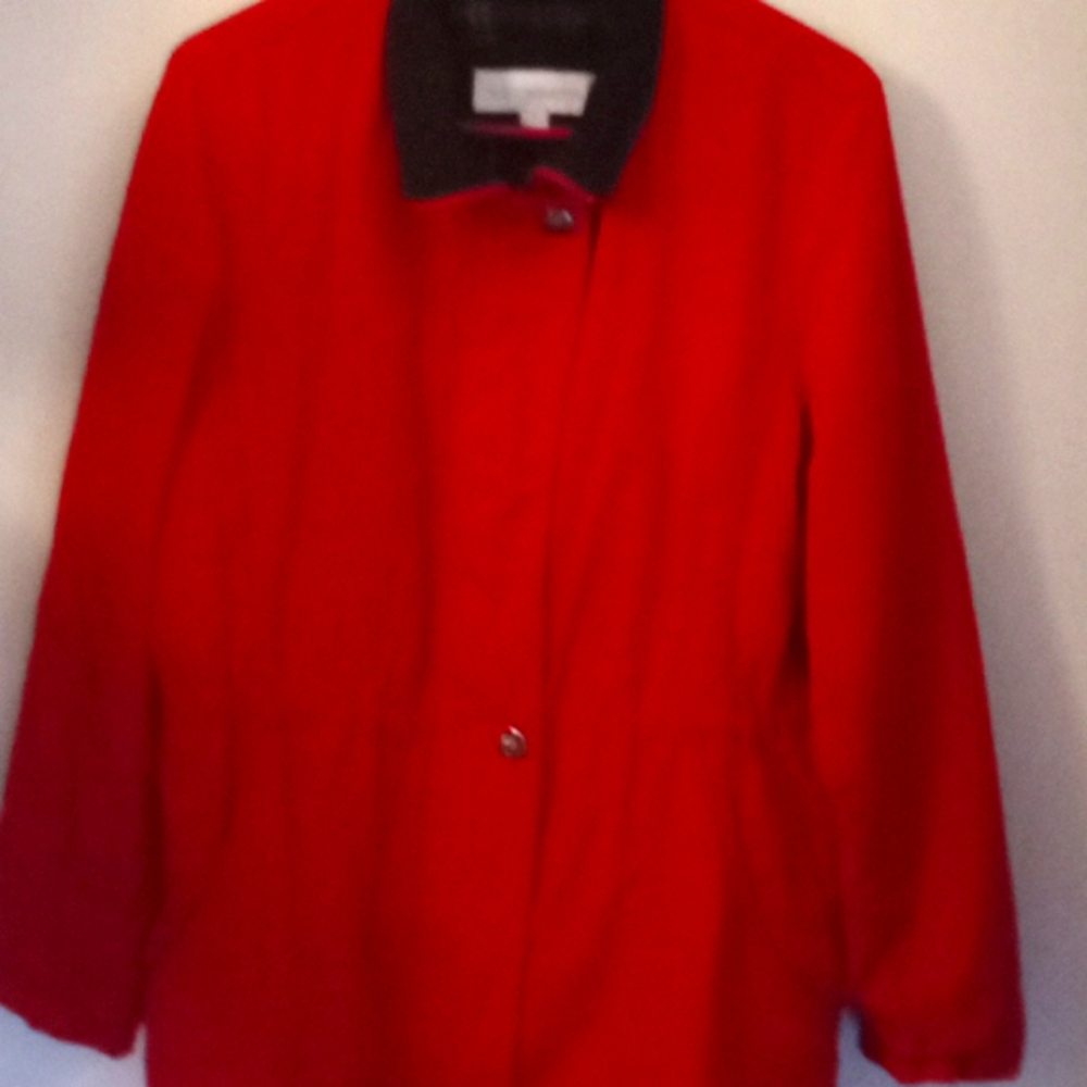 Red jacket